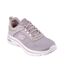 Womens/ladies go walk arch fit 2.0 trainers taupe/pink Skechers