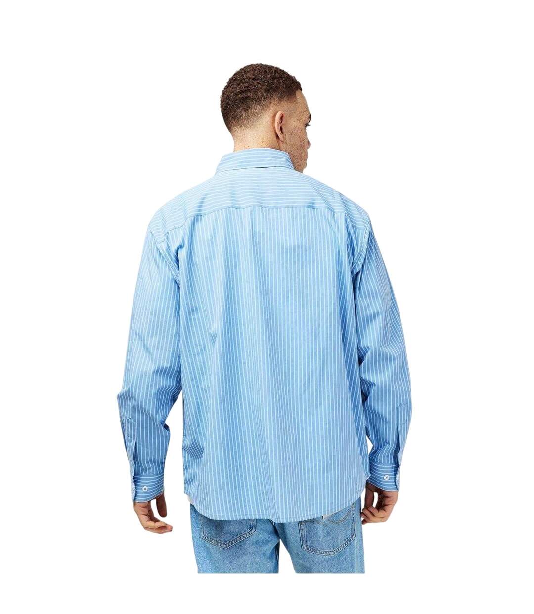 Mens Long-sleeved Shirt Sky Blue Jack Wills-3