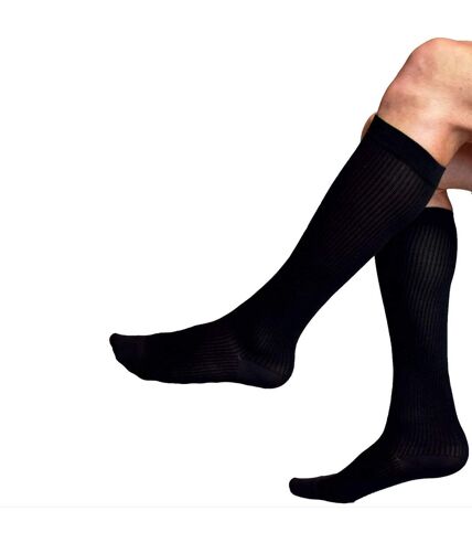 Silky Chaussette de compression pour la santé des hommes (1 paire) (Noir) - UTLW426