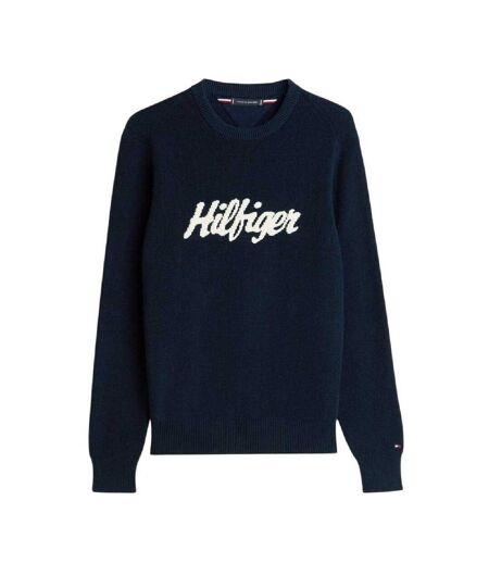 Mens Embroidered Logo Sweatshirt Night Navy Tommy Hilfiger