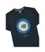 T-shirt Motif/style Logo À La Bombe Homme Bleu Marine Lambretta-3