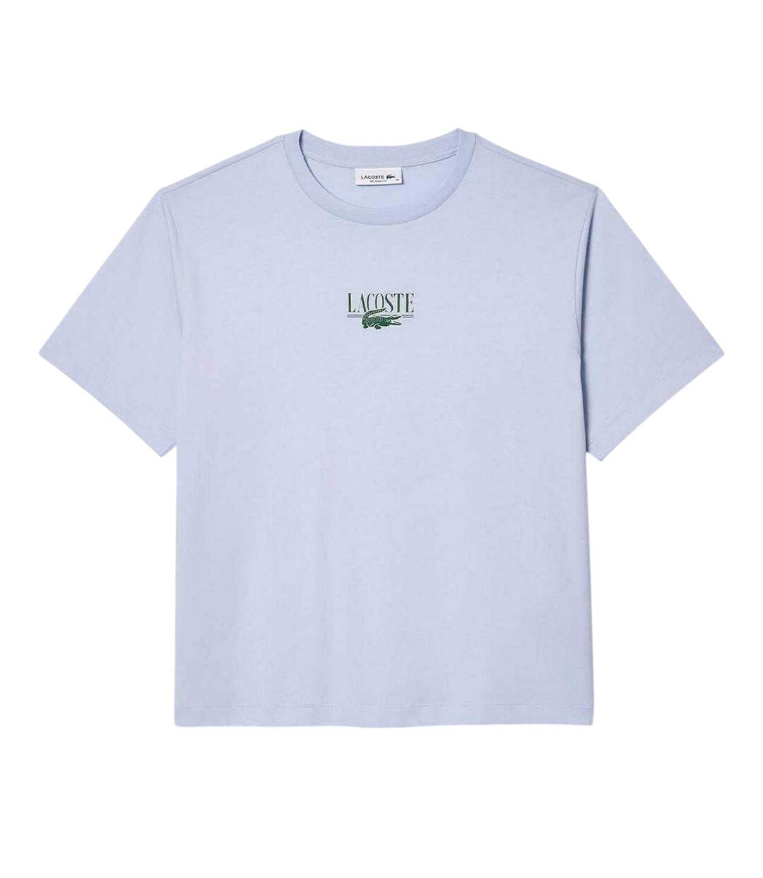 T-shirt Motif/style Imprimé Femme Bleu Lacoste-1