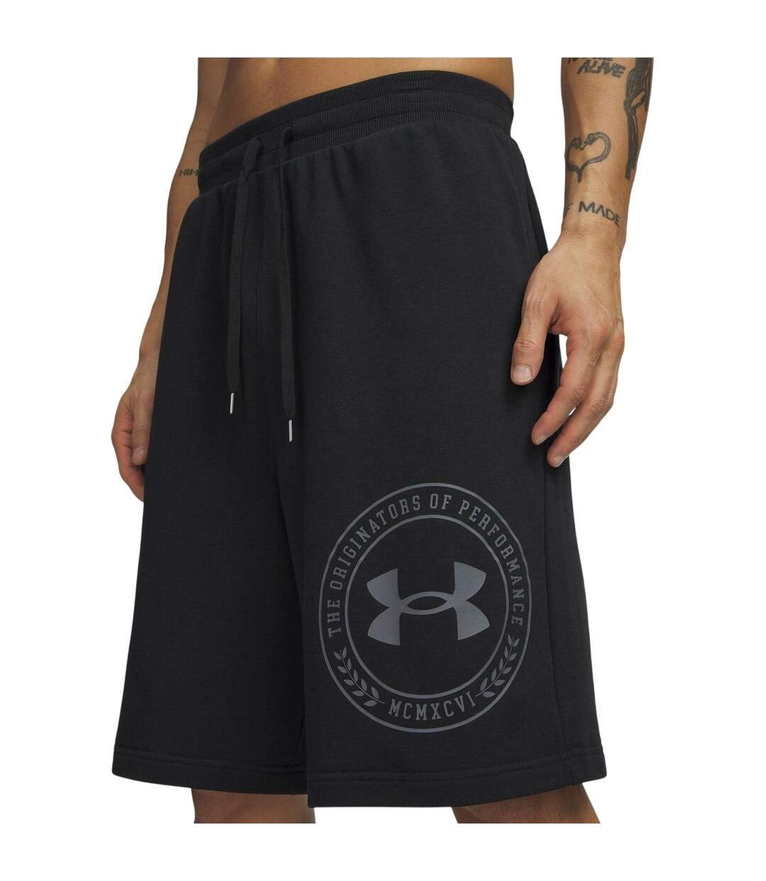 Short Motif/style Imprimé Graphique Rival Homme Noir Under Armour-4