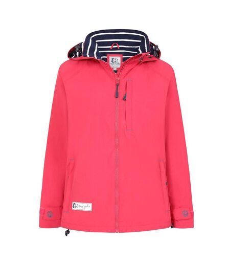 Veste Imperméable Femme Rose Rouge À Lèvres Lazy Jacks