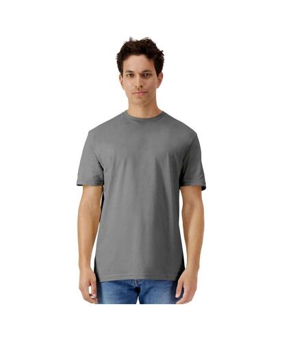 Mens cotton lightweight t-shirt charcoal Gildan