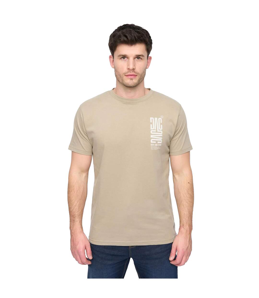 T-shirt Tremake Homme Sauge Claire Duck And Cover-2