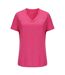 T-shirt Motif/style Uni Femme Rose Vif USA Pro-1
