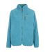 Womens/ladies quake leather trim fleece jacket storm blue Trespass