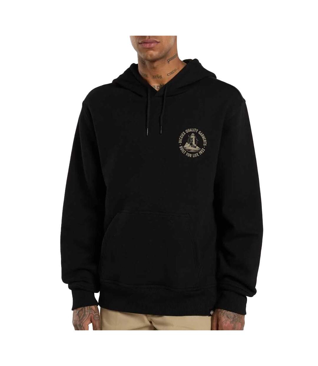 Sweat noir homme dickies parrotsville-1