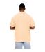 Mens ringspun cotton extended neckline tall oversized t-shirt sand Casual Classics