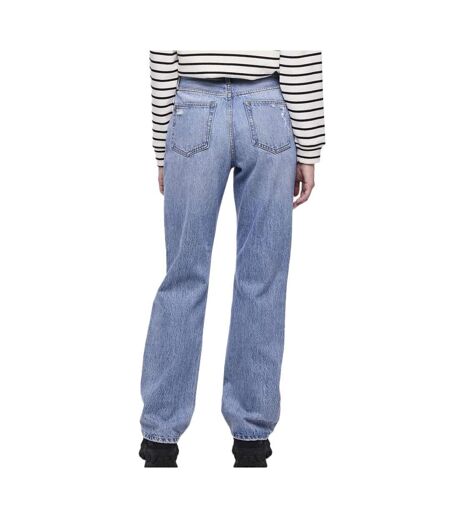 Jean droit bleu femme pieces donna