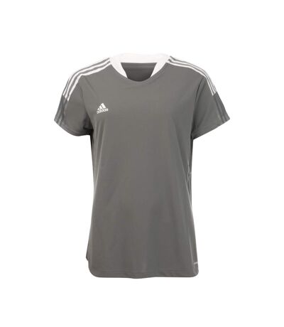 Maillot tiro femme gris Adidas