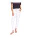 Bas De Pyjama Motif/style Cœur Femme Blanc Cassé PJ Salvage-2