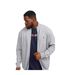 Mens Paulos Relaxed Fit Sweat Jacket Grey Melange Jack And Jones-1
