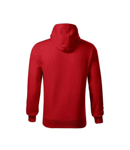Womens/ladies Cape Pull Over Hoodie Red Malfini