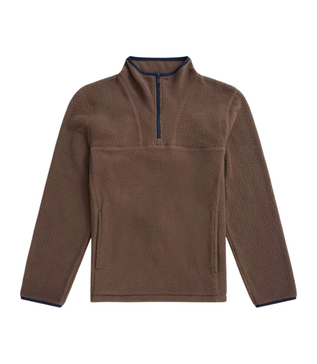 Haut Polaire Motif/style Détail Contrasté Alfie Homme Marron Animal-3