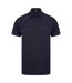 Finden and Hales Mens Performance Piped Polo Shirt (Navy/Royal Blue)