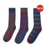 Pack Of 3  Mens Plain Formal Socks  Multicoloured Firetrap-1