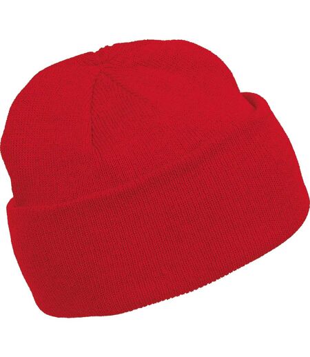 Bonnet tricoté adulte - KP031 - rouge