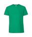 Mens ringspun premium t-shirt kelly green Fruit of the Loom