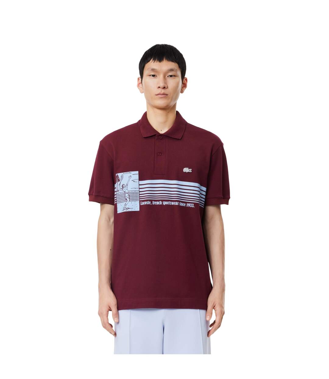 Polo French Made Homme Rouge Lacoste-4