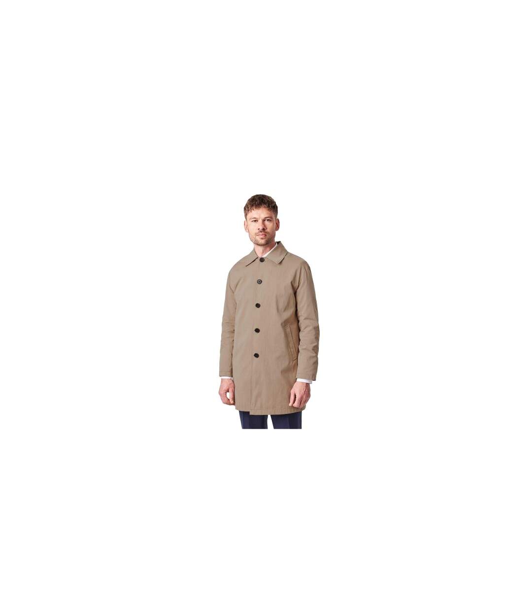Homme Manteau Léger Beige Twisted Tailor-1