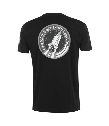 T-shirt Motif/style Navette Alpha Industries Homme Noir NASA