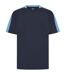 Unisex Team T-shirt Navy Sky Blue Finden And Hales-1