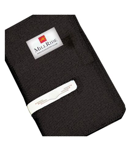 Deluxe golf score card holder one size black Longridge