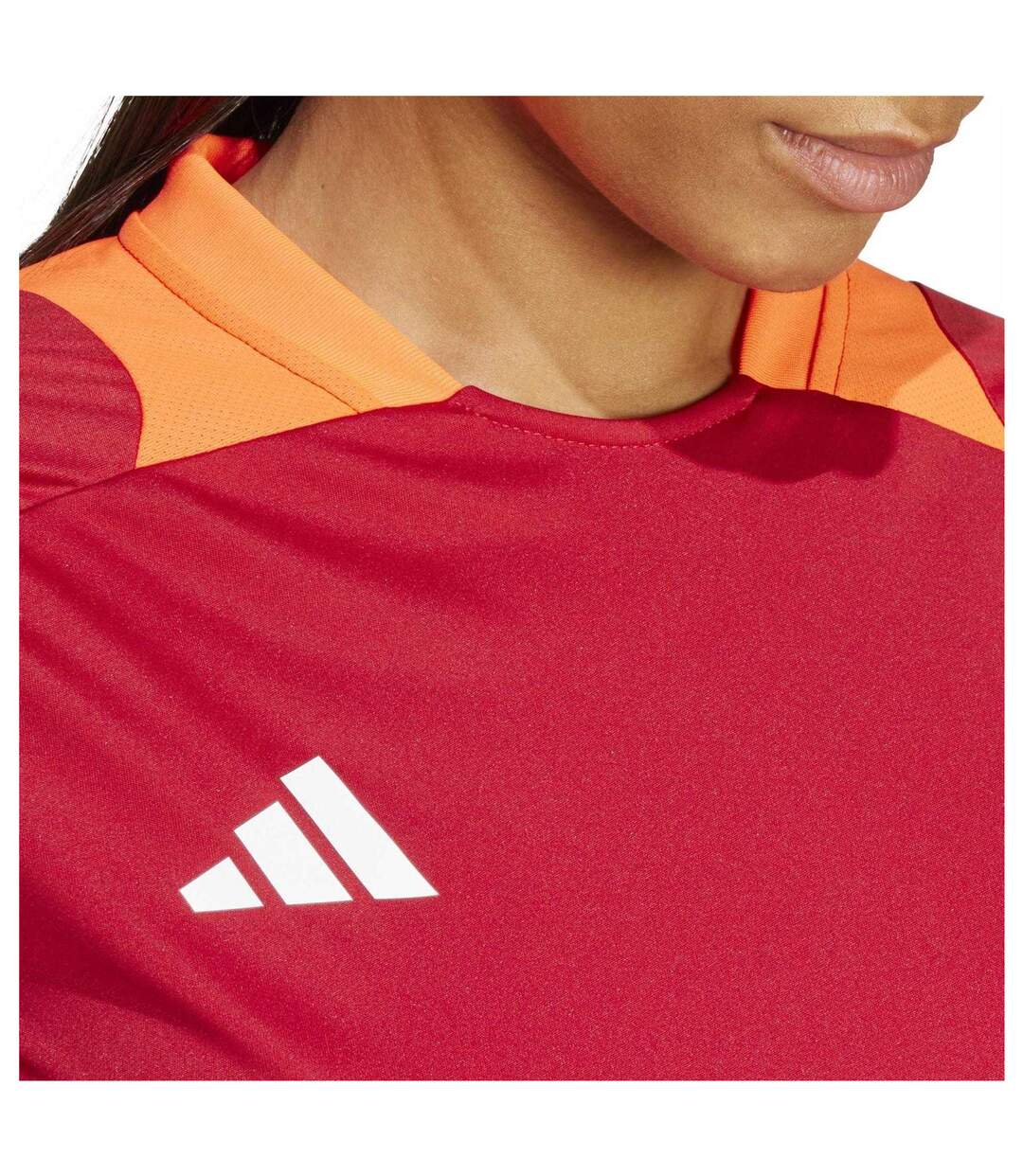 Maillot De Foot Tiro Competition Femme Rouge Adidas-4