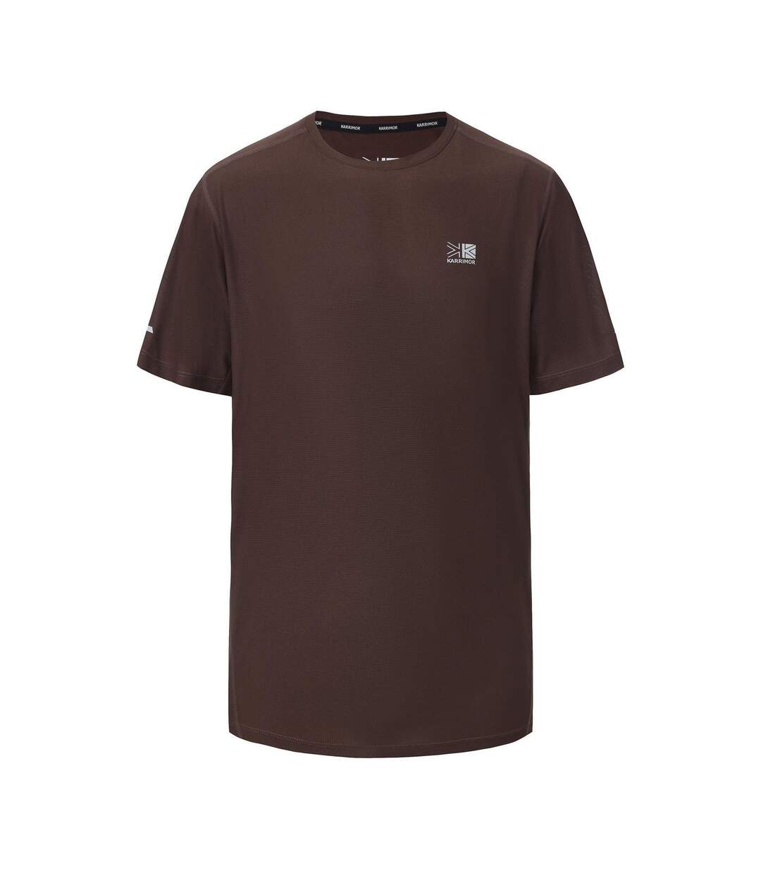 Mens Running T-shirt Chocolate Brown Karrimor-1