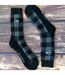 2 Pack Mens Thick Cushioned Patterned Winter Warm Thermal Boot Socks for Hiking-3