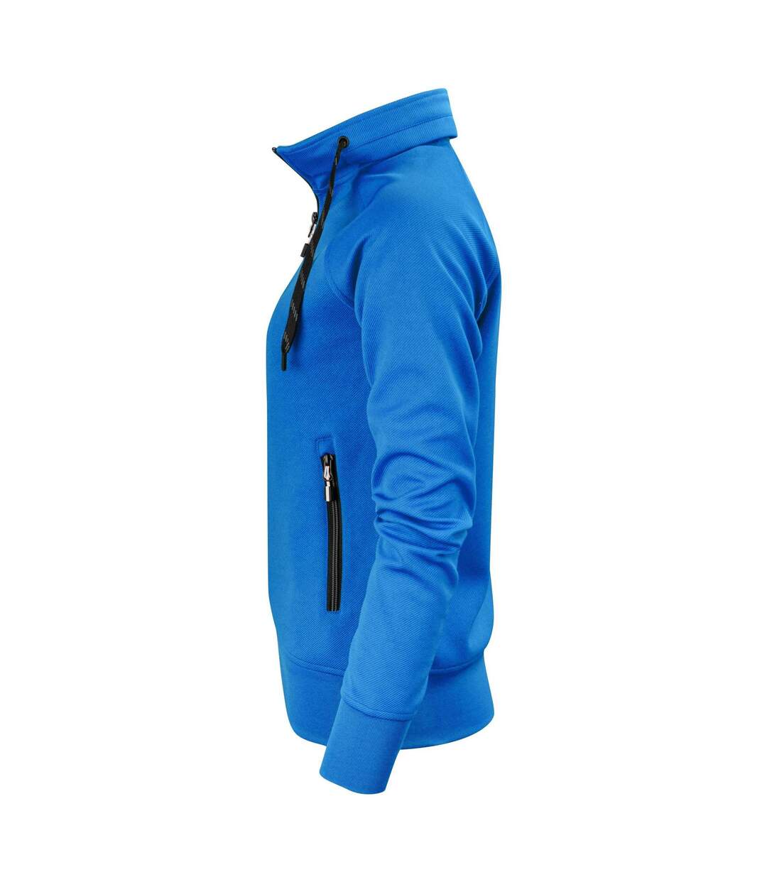 Womens/ladies Jog Sweat Jacket Ocean Blue Printer-3