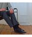 Mens Thin Soft 100% Cotton Non Elastic Dress Socks-5