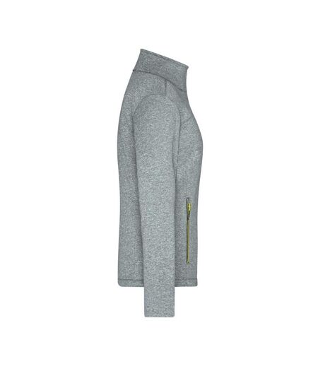 Veste Softshell Femme Jaune Foncé Chiné James And Nicholson