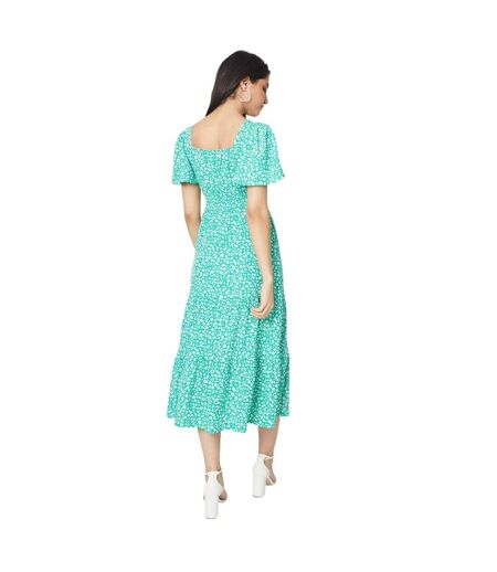 Robe mi-longue femme vert Dorothy Perkins