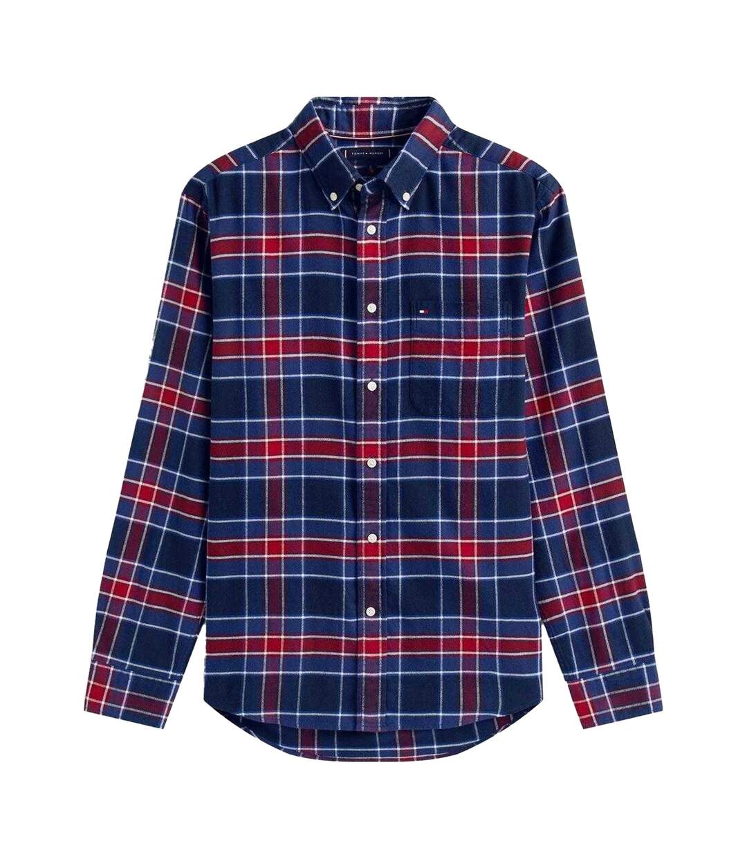 Chemise Motif/style Tartan Homme Bleu Marine Tommy Hilfiger-2