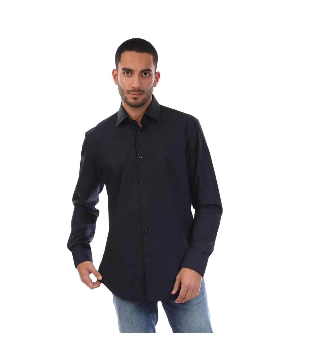 Chemise Joe Homme Bleu Foncé Boss-2