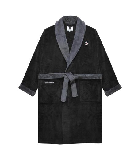 Robe De Chambre Luxury Aw25 Homme Noir Gris Lambretta