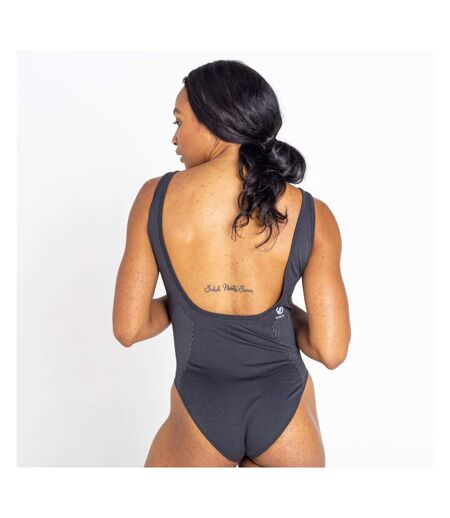 Dare 2B Womens/Ladies Don't Sweat It Recycled One Piece Swimsuit (Maillot une pièce recyclé) (Noir) - UTRG6924