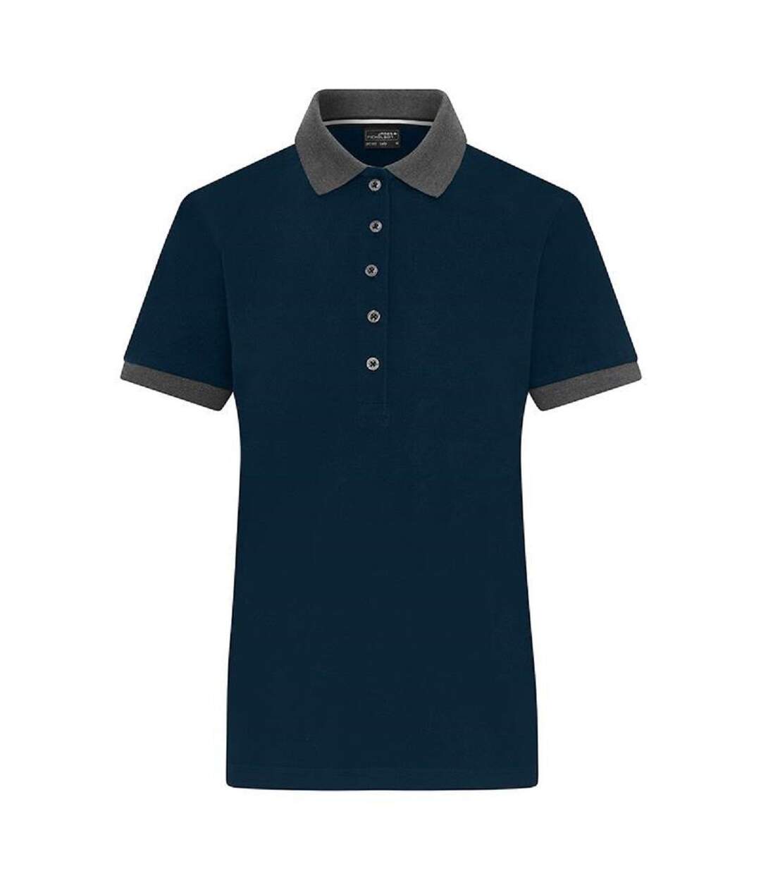 Polo manches courtes - Femme - JN1303 - bleu marine-1