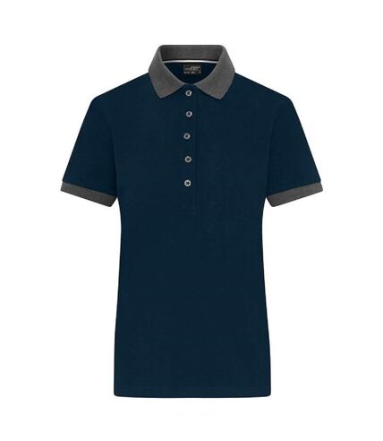 Polo manches courtes - Femme - JN1303 - bleu marine