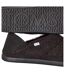 Womens/ladies Faux Shearling Flat Slippers Black Toms-4