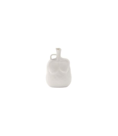 Vase Buste en Céramique Conta 25cm Blanc Cassé