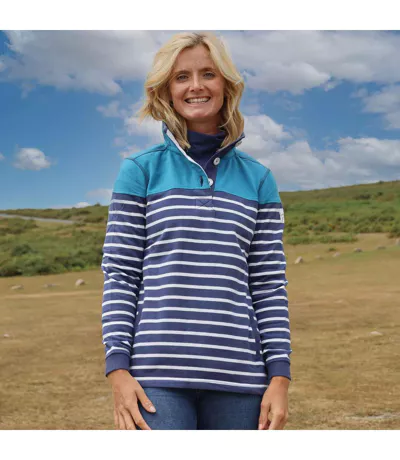 Sweat Femme Turquoise Vif Lazy Jacks