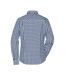 Blouse Motif/style À Carreaux Femme Bleu Marine Blanc James And Nicholson-2