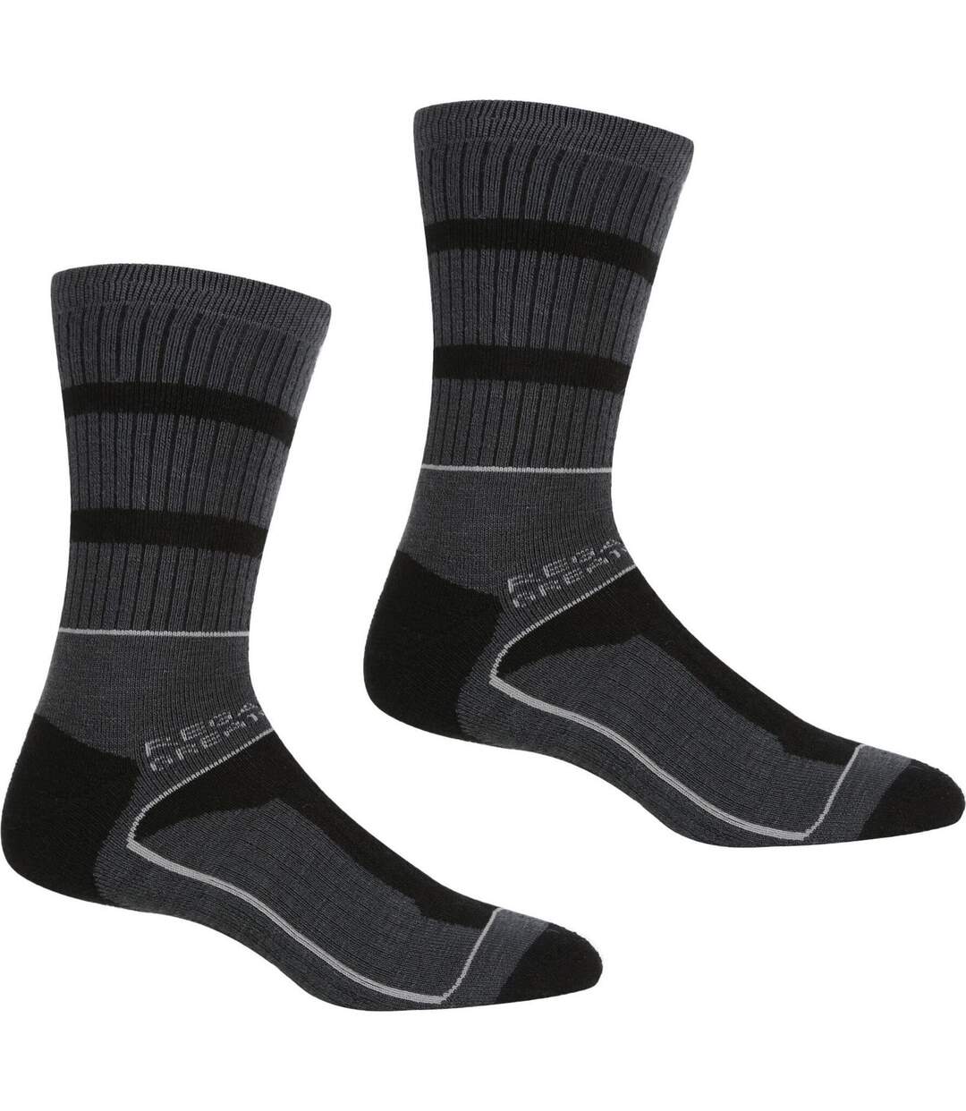 Chaussettes Samaris Season Homme Noir Gris Foncé Regatta-1