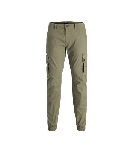 Pantalon cargo kaki homme jack & jones warner 12167596 - w28-l32
