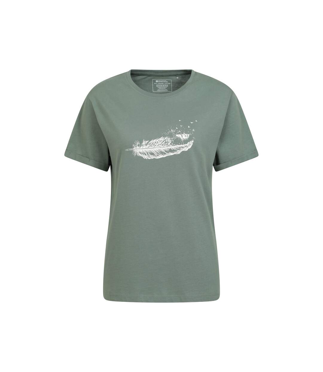 T-shirt femme vert kaki Mountain Warehouse