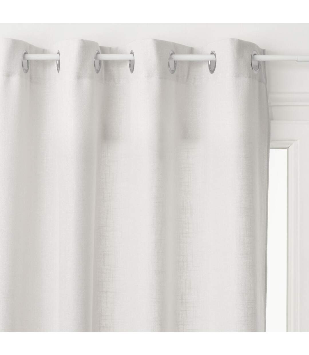 Lot de 2 Rideaux en polyester modèle Léon-4